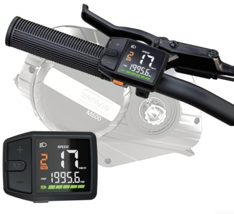 SPORTARC DZ41 Display, E-Bike kompatibel mit für Bafang Motor DZ41 Display M500 für M600 BBS0102 HD UART/CAN Protokoll Meter (CAN Protokoll) E-Bike Display Elektrofahrrad, E-Bike Computer