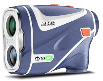 AOFAR GX10 Golf Rangefinder 1200Y with Auto Red Display & Slope | 1200Y Range, Auto Red Display, Flag Lock with Vibration, Magnetic Mount, Slope ON/OFF