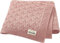 mimixiong Zelluläre Babydecke, 100 % Baumwolle, weich, gestrickt, Babydecken für Neugeborene, Jungen, Mädchen, 100 x 80 cm, Rosa