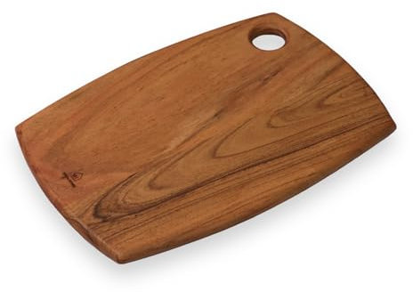 Vesta Homes Wooden Chopping Board/Cutting Board/Serving Board, Platter/Plate for Vegetables | Natural Acacia Wood | 36 * 25.5 * 1.5 cms | Handcrafted in India