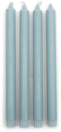 Rivièra Maison Tafelkerzen, Blau, 28 cm hoch, 4 Stück – Dinner Candle – Geschenkverpackung (ØxH) 2 x 28 cm