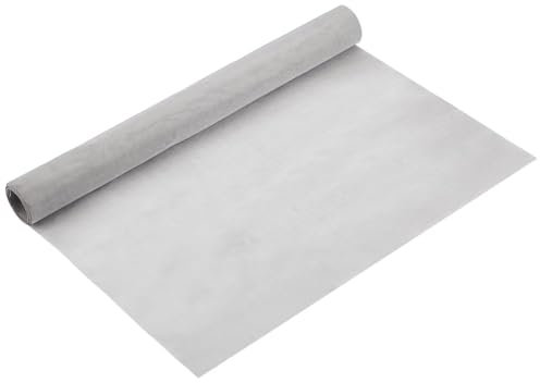 BENECREAT Grillage Tissé en Acier Inoxydable 304 40x200 cm, Grillage Fin Tissé Par Tamis à Mailles en Métal de 200 Mailles pour la Maille de Filtre, Tissu de Filtration et Projet de Bricolage