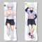 Xingbiyou Seitenschläfer Kissenbezug, Hunter×Hunter Killua Zoldyck Cosplay Atmungsaktiver Kissenbezug Pfirsichhaut Velour mit Reißverschluss (C, 150x50cm)
