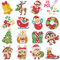 Acuiwer Diamond Painting Kinder DIY Diamant Aufkleber Kit Diamantmalerei für Kinder Geburtstags Geschenk für Jungen Mädchen (New-Xmas-15 stk)