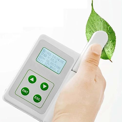TYS Chlorophyll-Messgerät, tragbares Handanalysegerät zur Prüfung des Chlorophyllgehalts von Pflanzen; digitales Pflanzennährungstestgerät