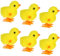 SEPGLITTER Ostern Aufzieh Huhn Spielzeug, 6 Stück Küken Deko Ostern Spielzeug Osterdeko Küken für Geschenk Tasche Osterkorb Füllstoffe Geburtstag Party Favor Junge Mädchen