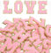 Iron-on Letters, 26 Pcs Fluffy Iron on Letters for Clothes, DIY Hats, Backpacks, Jeans, Vest, Coat, Fabric (A-Z, Pink)