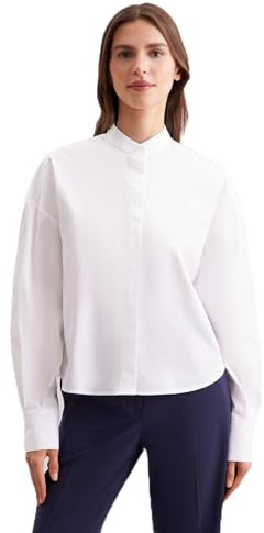 Seidensticker Damen Stehkragenbluse Regular 1/1 Stehkragen 100% Baumwolle