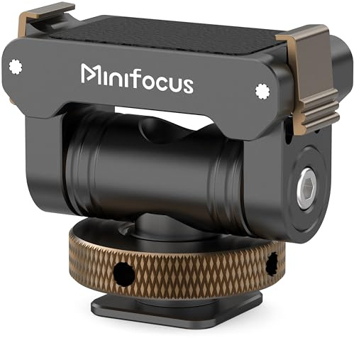 MINIFOCUS Cold Shoe Action-Kamera Magnetische Schnellwechselhalterung, 160° neigbar und 360° drehbar, universeller Kameraadapter mit 1/4-Schraubenloch für Osmo 360 / Action 5 Pro / 4/3