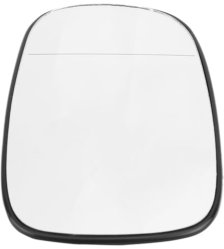 Walmeck Cristal de Espejo Retrovisor de Puerta Lateral Izquierda para Saab 93 95 2003-2010, Gran Angular con Elemento Calefactor Incluido, Duradero de Usar, Apto para Saab 9-3 Estate,
