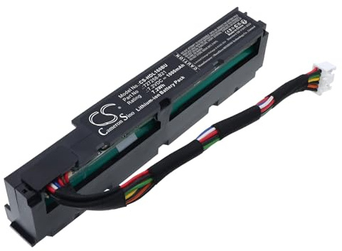 TECHTEK Battery 1000mAh compatible with [HP] 96W Smart Storage Megacel, ProLiant DL120 Gen10 Server, ProLiant DL160 G10, Proliant DL160 G9, Gen10 Server, Gen9 DL180 DL180 Gen9 DL20 DL325 DL360 DL360