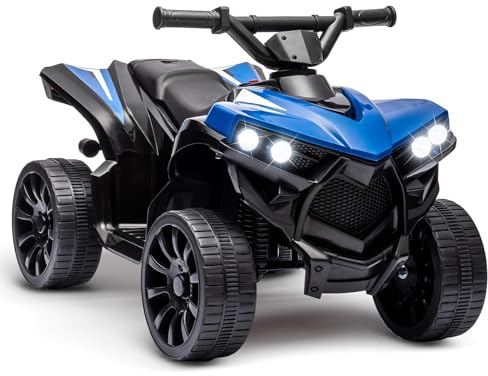 Elektrisches Quad Für Kinder, Quad Elektro 6V Kinderquad Elektroauto Für Kinder Mit LED Und Musik, 1.5 – 3 Km/h, Hupe, ATV Für Ab 3 Jahren