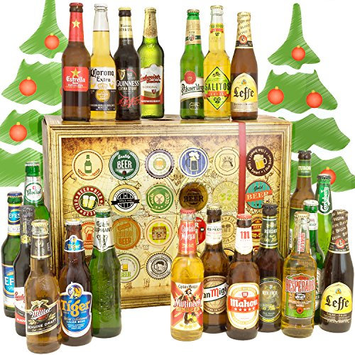 Geschenk für Männer BIERE DER WELT 24er Bier Geschenkbox