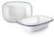 IBILI FUENTE RECTANGULAR BLANCA 27 CM