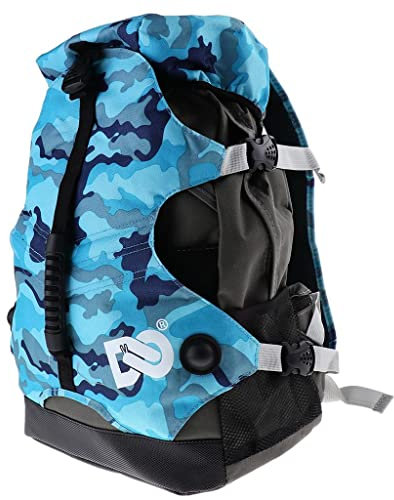 perfk Zaino Viaggio Professionale per Pattini in Linea, Blu, Come descritto