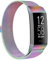 ZWGKKYGYH Kompatibel mit Fitbit Charge 3 und Fitbit Charge 4 Bands für Damen und Herren, Edelstahl-Mesh-Metallband, magnetisches Ersatzzubehör, Armband, bunt, klein