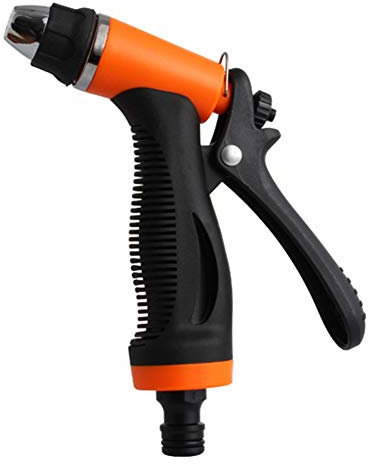 Gardena Spray Gun Garten-Spritzpistolen Hochdruck Wasserdüse Autowasch Wasserpistole Sprinkler Cleaning Tool für Autowaschanlage Bewässerung Rasen/Garten, Mit Rutschfesten Gummigriffgriff, Gelb