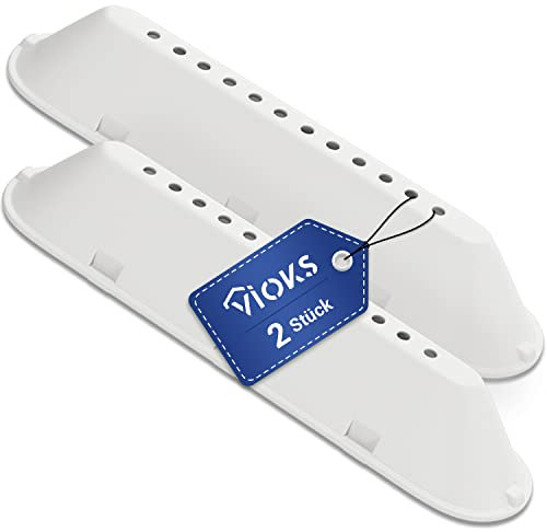 VIOKS Lot de 2 nervures de tambour 225 x 53 x 40 mm de rechange pour Indesit C00268109 - Aube d'entraînement pour machine à laver/sèche-linge - Pièces de rechange