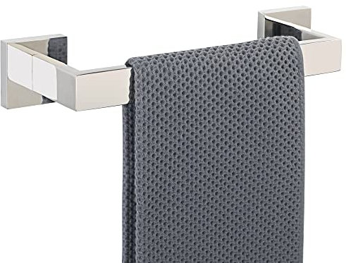SAYAYO Porte-Serviettes de Salle de Bain, Porte-Serviette Murale Porte-Serviettes 30CM, Finition Chrome Poli en Acier Inoxydable, EGYT030-C