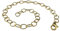 Beate Stohr - Armband Gold Silber 925, Länge bis 21cm mit Karabinerverschluss, individuell einstellbares Armband für Charms, für Damen & Mädchen, Bettelarmband