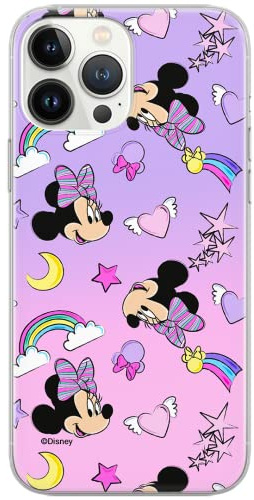 ERT GROUP mobile phone case for iPhone 13 MINI original and officially licensed Disney pattern Minnie 031 optimally adapted to the shape of the mobile phone, case made of TPU