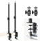 NEEWER Kamera Tischhalterung mit C Klemme, 2er Pack 13,8-23,6 Verstellbarer Desktop Lichtstativ, Tischstativ mit 1/4 Kugelkopf Cold Shoe Mount Adapter, Langer Griff für DSLR, Max. Belastung 5kg