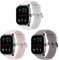 Pheant Armband Kompatibel mit Amazfit GTS/Amazfit GTS 2 Mini/GTS 2/GTS 2e/GTS 3/GTR 42MM/Amazfit Bip/Bip U/Bip U Pro Ersatzarmband Silikon Sportarmband für Damen Herren
