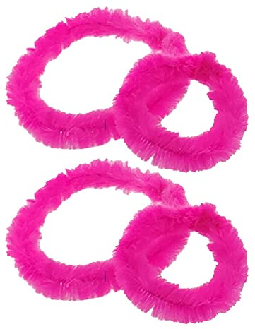 2 Paar Fahrradputzringe, (rosa)