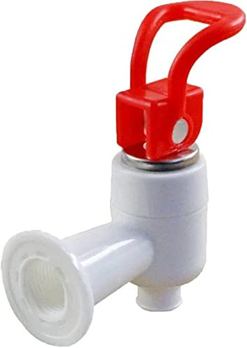 Replacement Cooler Faucet, Plastic Push Type Dispenser Faucets Blue Red Water Dispenser Tap for Beer Wine Bottle Bucket