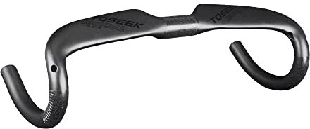 Hochfester, ultraleichter Rennrad-Lenker aus Carbon, 31,8 x 400/420/440 mm, Lenker, Aero-Lenker für Rennräder, Cruiser, Langstreckenrad, Schwarz, 400 mm