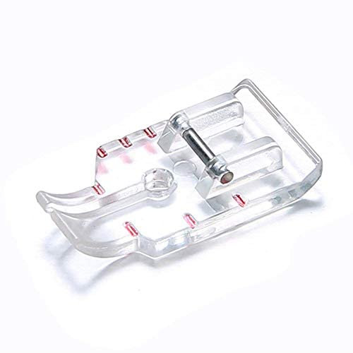 SewBox Clear View 1/4 (Quarter Inch) Patchwork Sewing Machine Quilting Presser Foot Fits Most Low Shank Snap-On Singer, Brother, Babylock, Euro-Pro, Janome, Kenmore, White, Juki, New Home and More