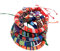 Die Events de la Tata - Armband Faden - Freundschaftsarmbänder - Stoffarmbänder - Fußkettchen - Armbänder Farben - Armband für Herren - Hippie Accessoires, Garn