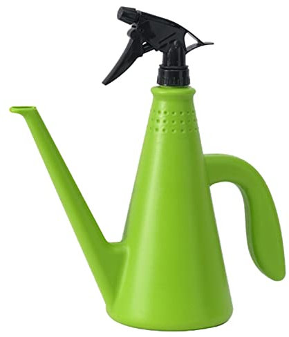 Mini flacone spray, annaffiatoio in metallo, nero, per interni, piccolo annaffiatoio per la casa, bonsai da giardino, con nebulizzatore rimovibile, per l'irrigazione di (Z1-Green, taglia unica)
