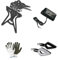 KOMPATIBEL MIT Yamaha WR 125 R Einstellbarer KENNZEICHENHALTER-KIT FÜR Nicht SPEZIFISCHE UNIVERSAL-MOTORRÄDER+1 Paar LED-Blinker+KENNZEICHENBELEUCHTUNG
