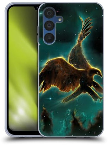Head Case Designs Offizielle Vincent HIE Adler Galaxie Tiere Soft Gel Handyhülle Hülle kompatibel mit Samsung Galaxy A15