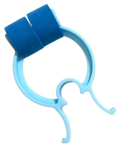 Pince-nez et pinces nasales en bleu, étanche, pince-nez pour les mauvaises odeurs