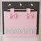 PETTI Artigiani Italiani - Copriforno, Copriforno Elegante, Copriforno Shabby Chic in Tinta Unita con Balza in Pizzo Sangallo e Fiocchi, Copriforno in Cotone, Copriforno 50x42cm Rosa