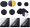 Bliceon 13Pcs Canvas Repair Patch, Self-Adhesive Fabric Repair Patches, Waterproof Repair Patches for Car Seats Sofas Curtain Tents Furniture Awnings - Black