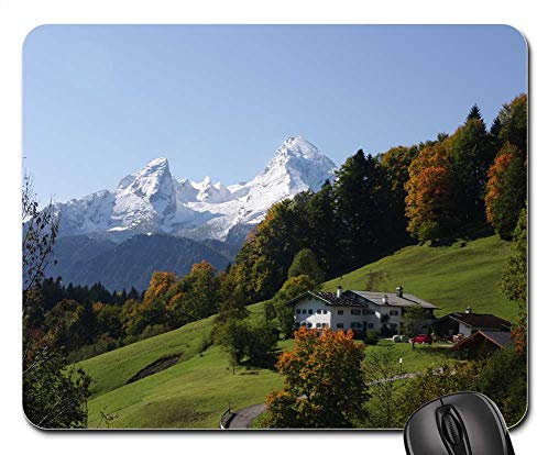 Mousepad, Berchtesgaden Bayern Watzmann Deutschland Berg rutschfest Gaming Mauspad Verschleißfest Mauspads Für Tastatur Maus Pc 25X30Cm