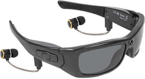AntDau71® - Gafas de sol con cámara oculta espía Full HD 1080p, Bluetooth con auriculares para música, teléfono. Lentes polarizadas con protección UV para actividades al aire libre y viajes - CW895