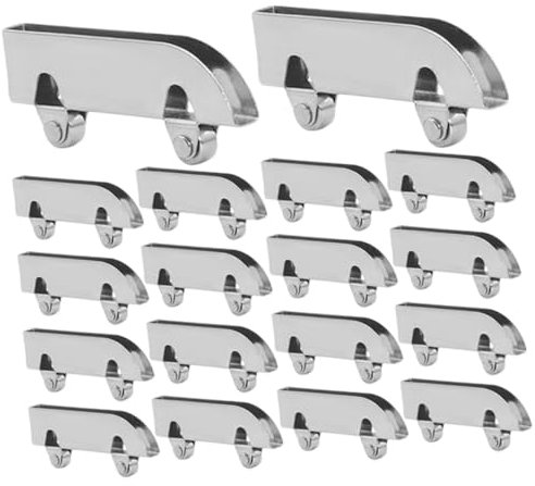 DOITOOL Pcs Metall Fenster Tür Rollen Schiebe Glas Tür Pulley Ersatz Minimalistischen Design Ruhig