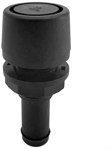 Sandyseptember Fuel Tank Vent, Boat Fuel Tanks Air Vent Replacement Straight Nylon Fuel Gas Tank Breather Vent For Boat Yacht RV Car With Thread Size 22Mm