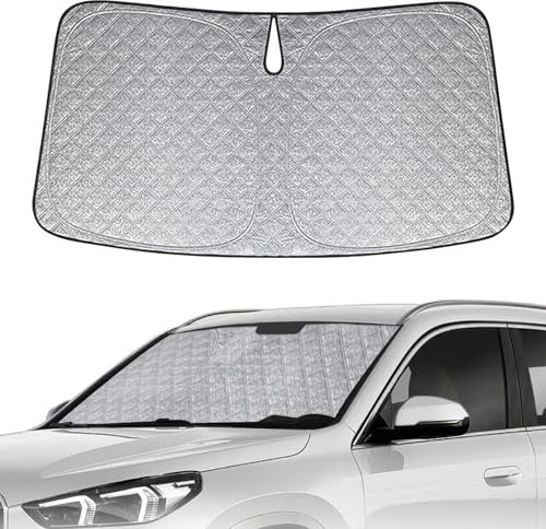 Parasol de Ventana Delantera de Coche Repuesto para BMW X1 U11 2023-2025, Parasol para Parabrisas de Coche en el Interior Plegable, Protección UV Reflectante contra el Polvo