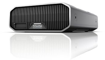 SanDisk Professional 26 to G-Drive Project Disque Dur Haute Capacité, Thunderbolt 3, USB (10Gbps), 7200RPM Ultrastar, jusqu'à 260Mo/s en Lecture