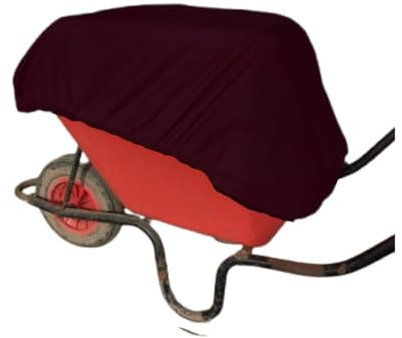 Wheelbarrow Cover Adjustable, Lots of Colours, Gardeners, Equestrians,(Black, Large)
