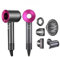 HairSonic Pro Dripdeal | 5-in-1 Haartrockner und Styling-Gerät mit Ionen-Technologie(Pink,5 Aufsätze)