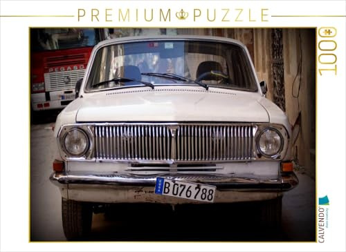 CALVENDO Puzzle EIN Motiv aus dem Kalender Auto-Legenden - WOLGA GAZ 24 | 1000 Teile Lege-Größe 64 x 48 cm Foto-Puzzle für glückliche Stunden