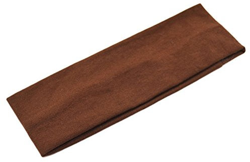 Demarkt Sport Headband Stirnband für Running Yoga Fitness 21 * 7CM Kaffeefarbe