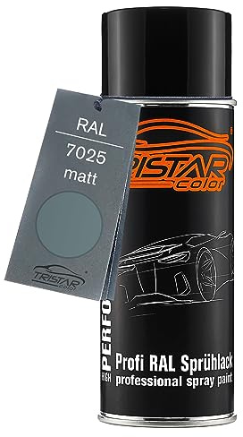 RAL 7025 Perlgrau matt Lack Spraydose - Sprühdose 400 ml, schnelltrocknend | Sprühdose 400 ml, schnelltrocknend