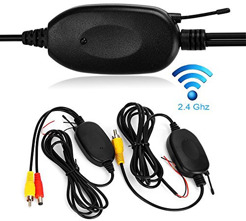 2.4GHz Video inalámbrico Cámara de visión Trasera RCA Transmisor de Video Receptor Monitor de cámara Receptor DVD Reproductor de Radio para automóvil Módulo Adaptador de activación